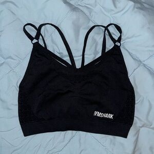 GymShark Energy+ Seamless Sports Bra - Medium - Black